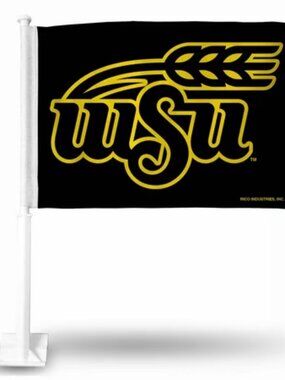 NEW Wichita State Shockers 11X14 Window Mount 2-Sided Car Flag